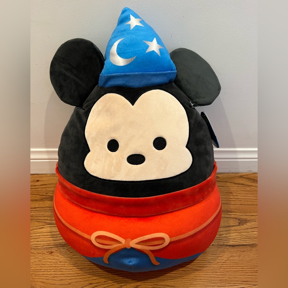 Disney Squishmallows Mickey Sorcerer’s Apprentice 20” Brand New Hard To Find